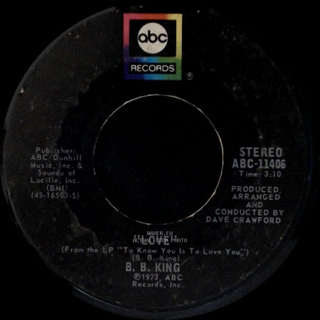B. B. King - I Like To Live The Love / Love side B