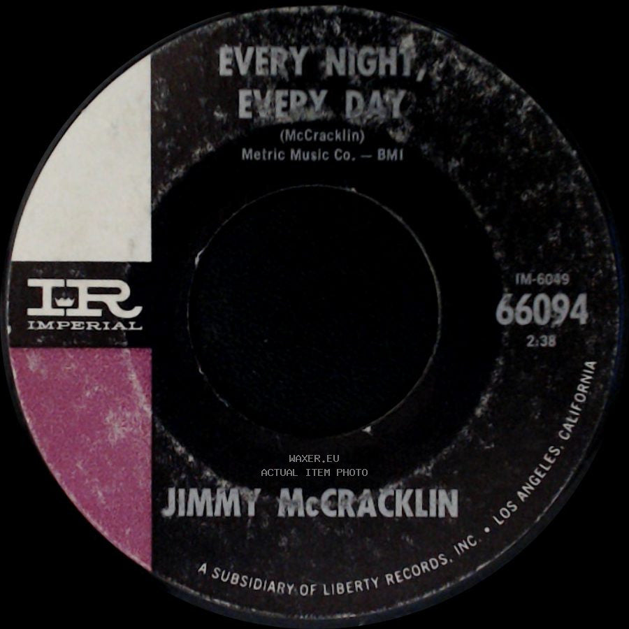Jimmy Mccracklin - Can't Raise Me / Every Night, Every Day side B