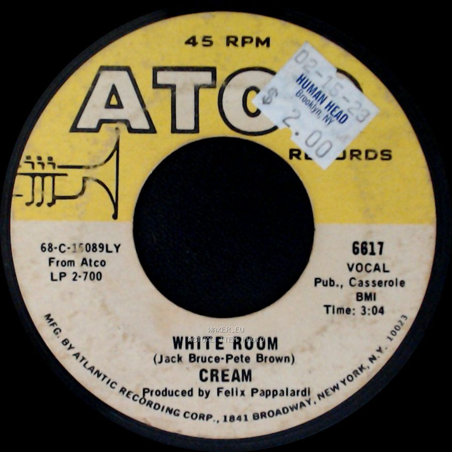 Cream - Those Were The Days / White Room side B