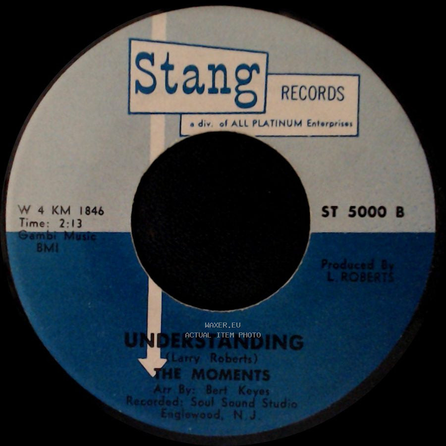 The Moments - Understanding / Not On The Outside side A