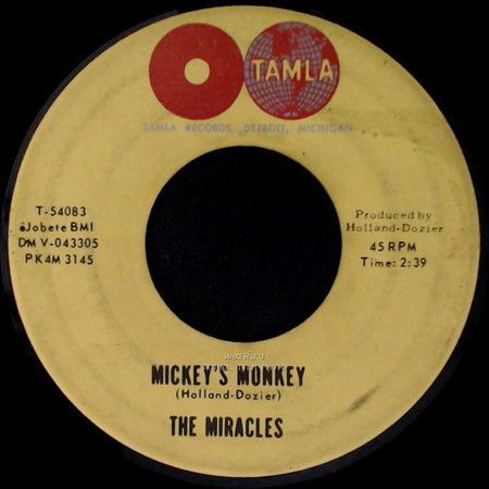 The Miracles - Mickey's Monkey / Whatever Makes You Happy side A