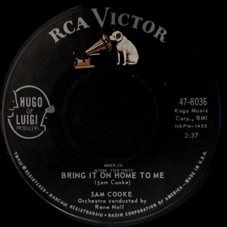 Sam Cooke - Having A Party / Bring It On Home To Me side B