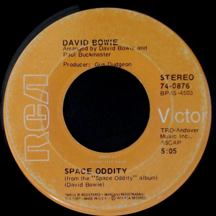 David Bowie - The Man Who Sold The World / Space Oddity side B