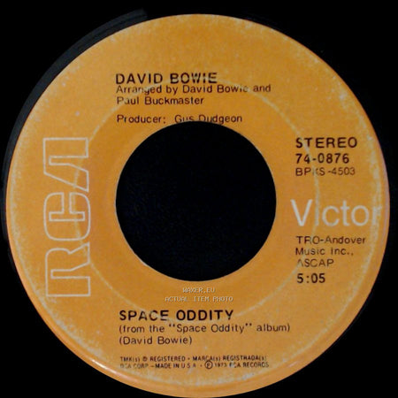 David Bowie - The Man Who Sold The World / Space Oddity side B