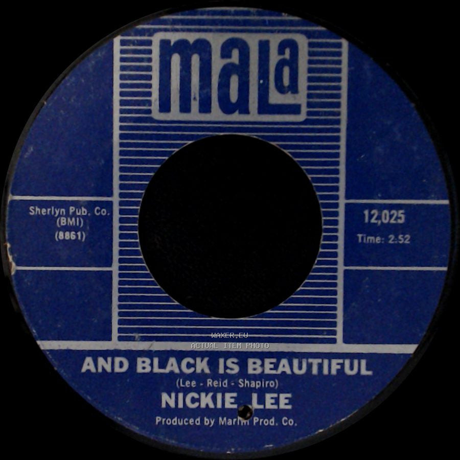 Nickie Lee - Faith Within / And Black Is Beautiful side B