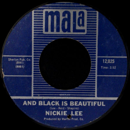 Nickie Lee - Faith Within / And Black Is Beautiful side B