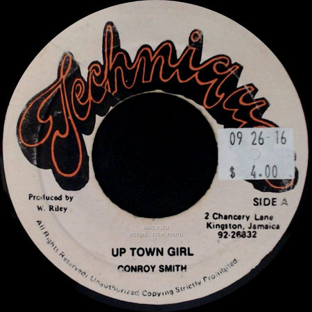 Conroy Smith / Steele & Cleevis - Up Town Girl / Version side A