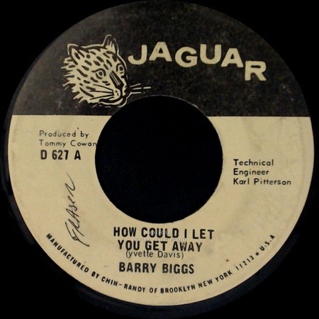 Barry Biggs - How Could I Let You Get Away / Version side A