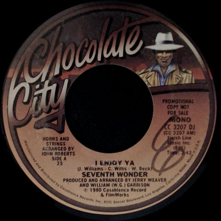 Seventh Wonder - I Enjoy Ya / I Enjoy Ya side B
