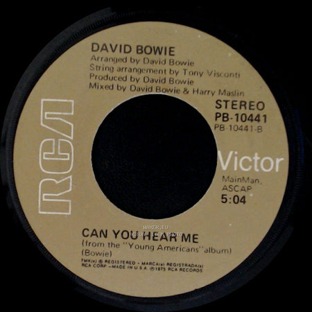 David Bowie - Can You Hear Me / Golden Years side A