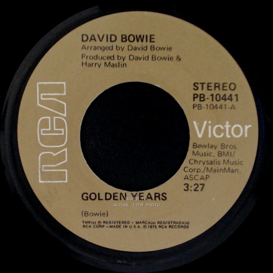 David Bowie - Can You Hear Me / Golden Years side B