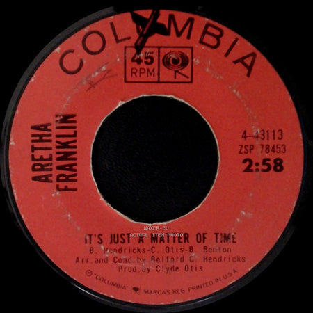 Aretha Franklin - Runnin' Out Of Fools / It's Just A Matter Of Time side B