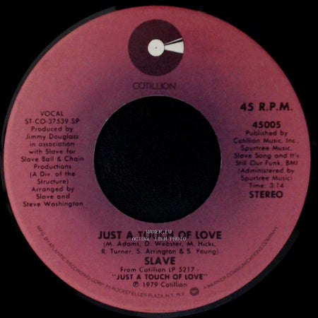 Slave - Shine / Just A Touch Of Love side B