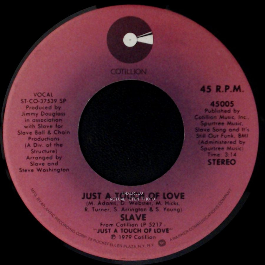 Slave - Shine / Just A Touch Of Love side B