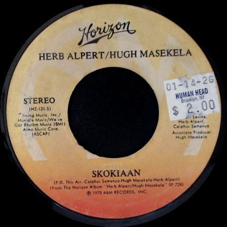 Herb Alpert/Hugh Masekela - African Summer / Skokiaan side B