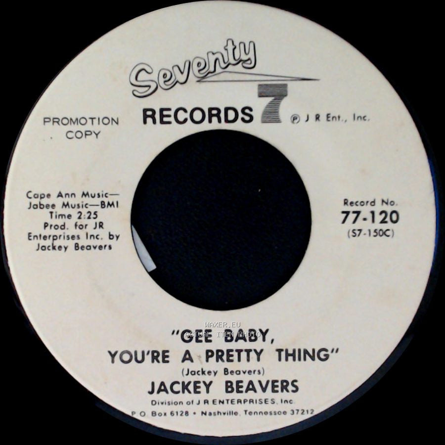 Jackey Beavers - Where Did I Go Wrong / Gee Baby, You're A Pretty Thing side B