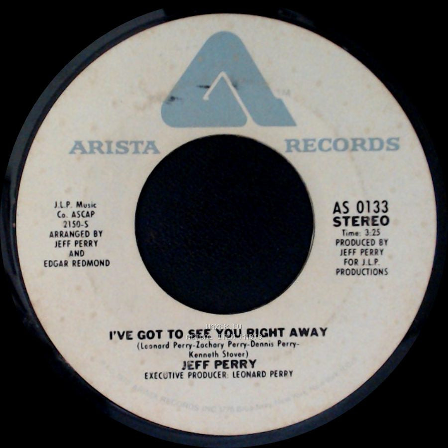 Jeff Perry - Love Don't Come No Stronger (Than Yours And Mine) / I've Got To See You Right Away side B