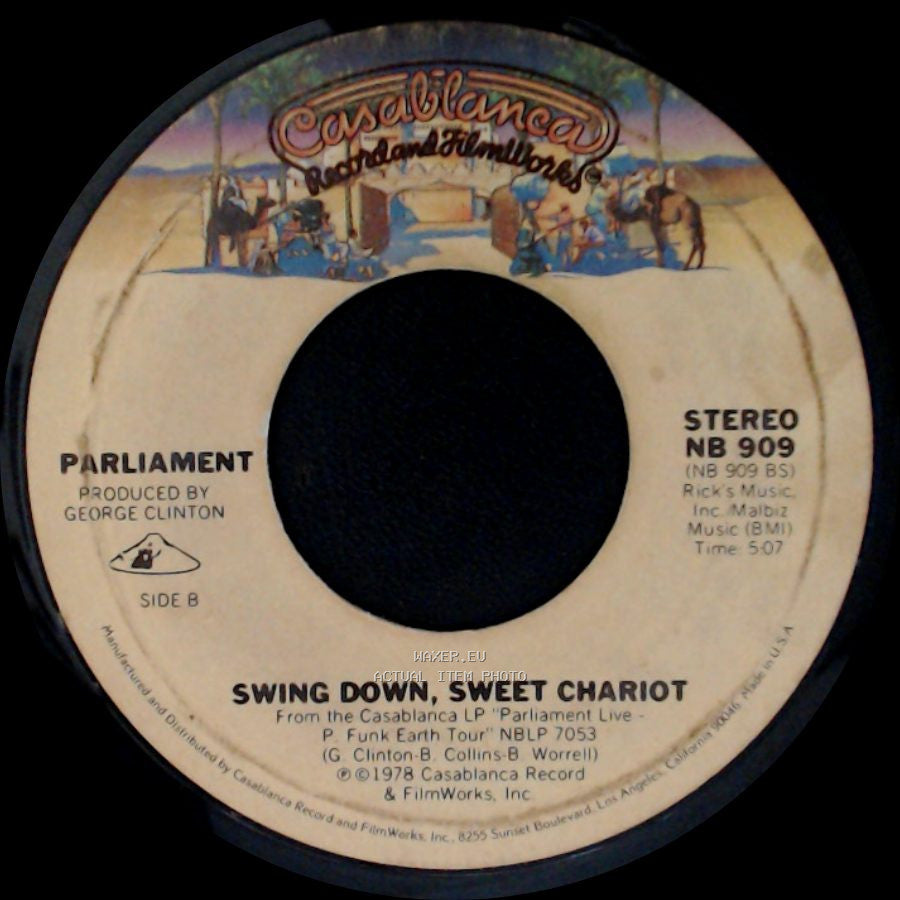 Parliament - Flash Light / Swing Down, Sweet Chariot side B