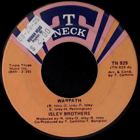 Isley Brothers - Warpath / I Got To Find Me One side A