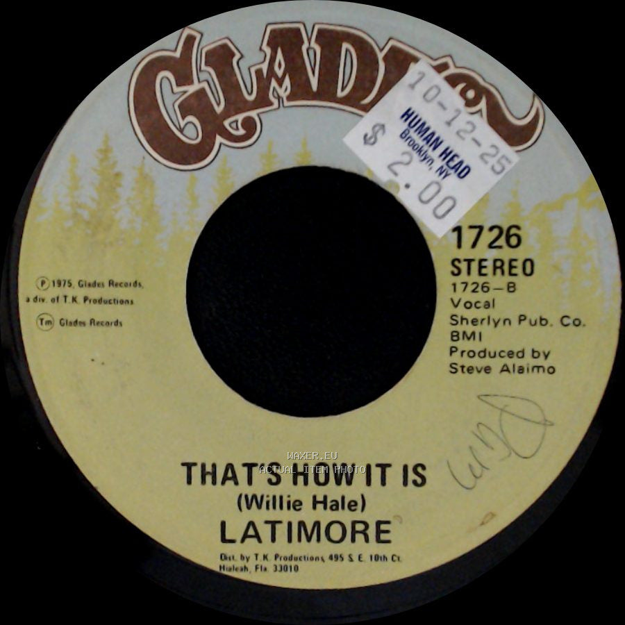 Latimore - That's How It Is / Keep The Home Fire Burnin' side A
