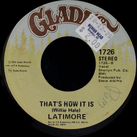 Latimore - That's How It Is / Keep The Home Fire Burnin' side A