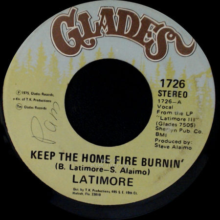 Latimore - That's How It Is / Keep The Home Fire Burnin' side B