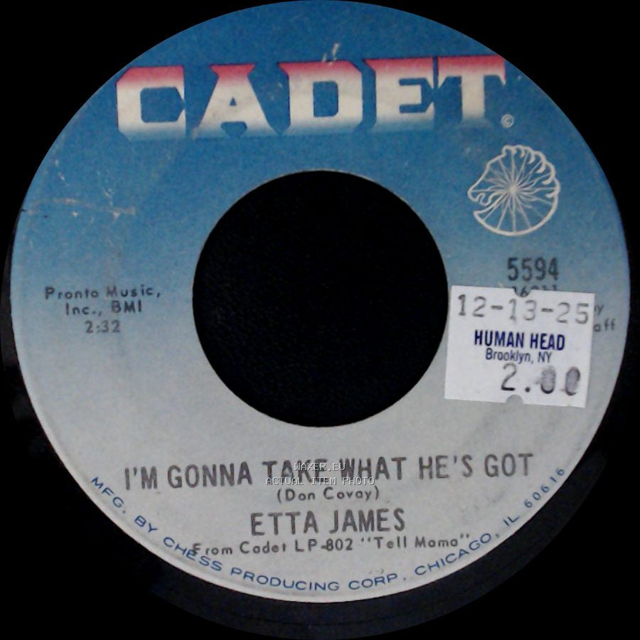 Etta James - Security / I'm Gonna Take What He's Got side B