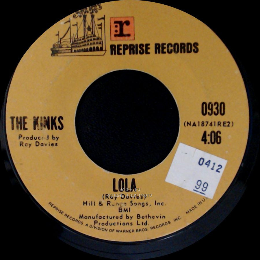 The Kinks - Mindless Child Of Motherhood / Lola side B