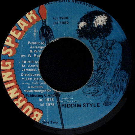 Burning Spear - Bad To Worse / Riddim Style side B