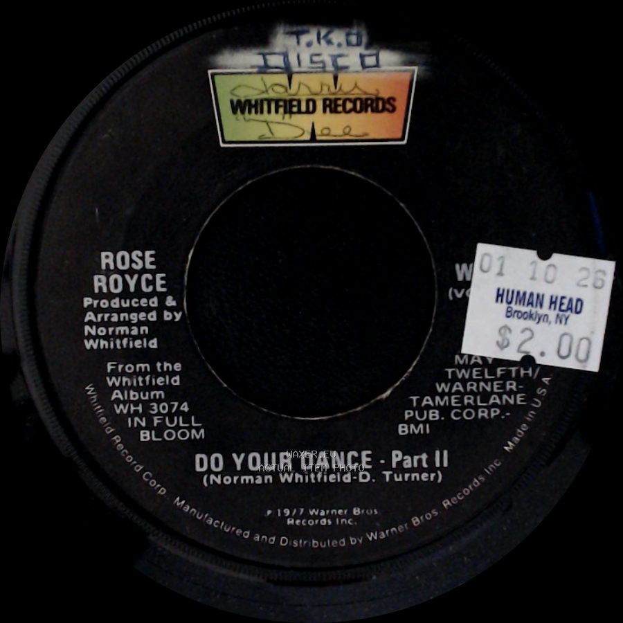 Rose Royce - Do Your Dance - Part I / Do Your Dance - Part Ii side B
