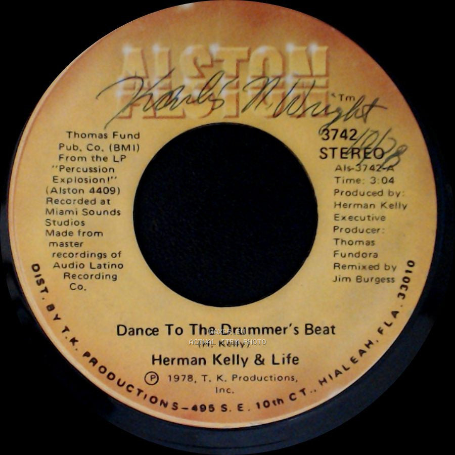 Herman Kelly & Life - Dance To The Drummer's Beat / Easy Going side A