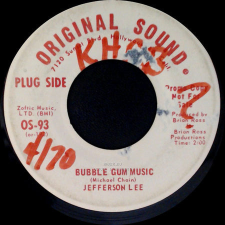 Jefferson Lee - Bubble Gum Music / Pancake Trees side A