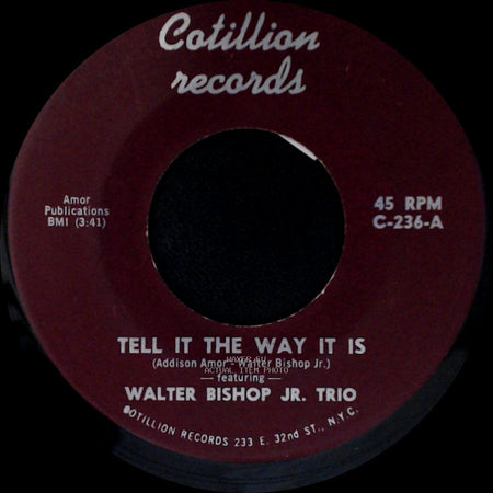 Walter Bishop Jr. Trio - Summertime / Tell It The Way It Is side B