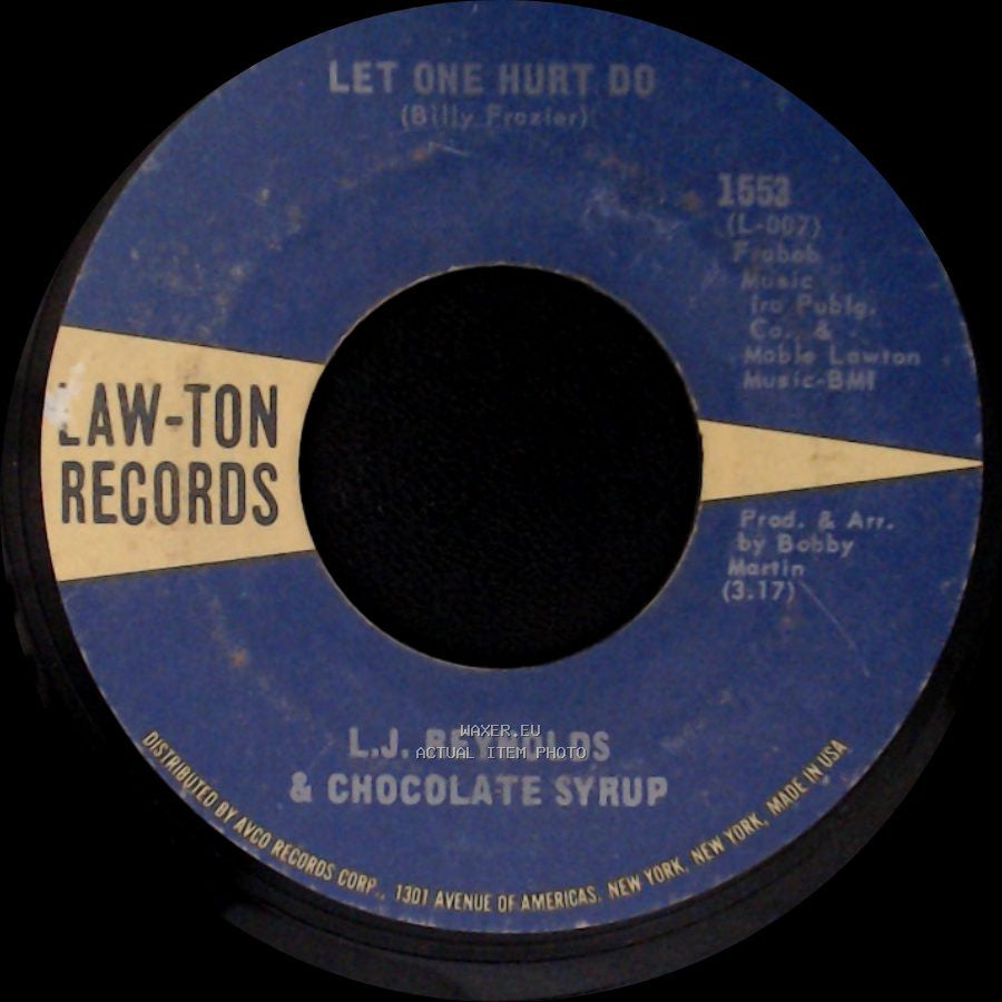 L.J. Reynolds & Chocolate Syrup - Stay With Me / Let One Hurt Do side B