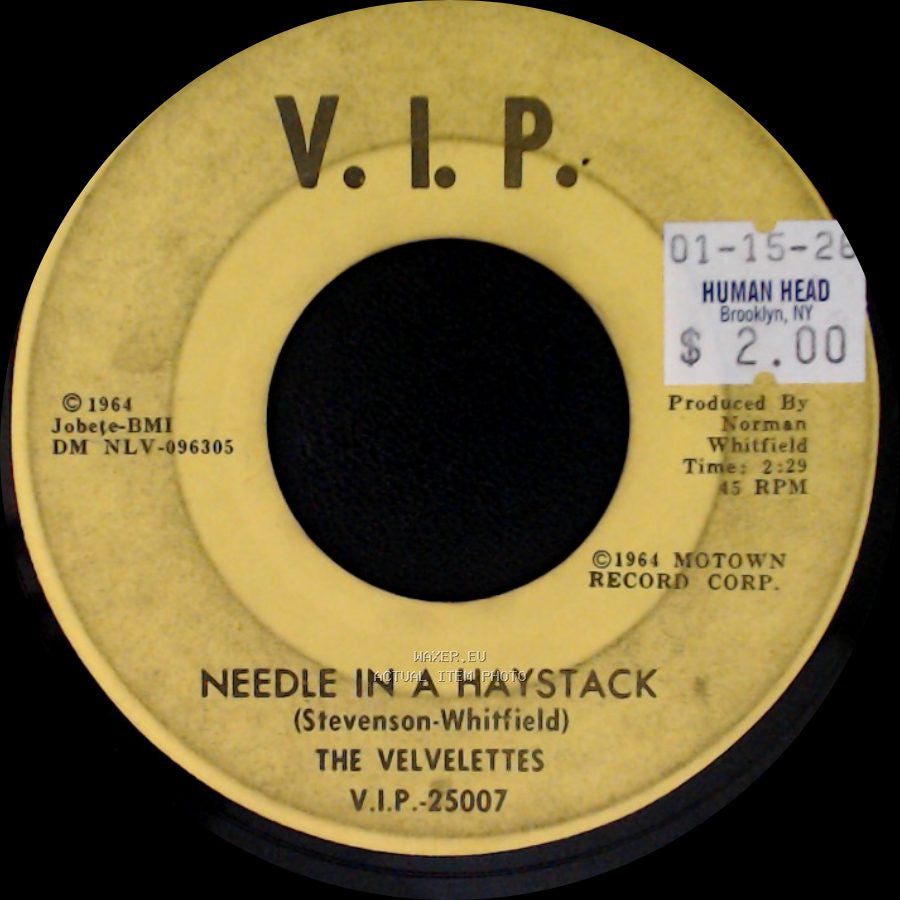 The Velvelettes - Should I Tell Them / Needle In A Haystack side B