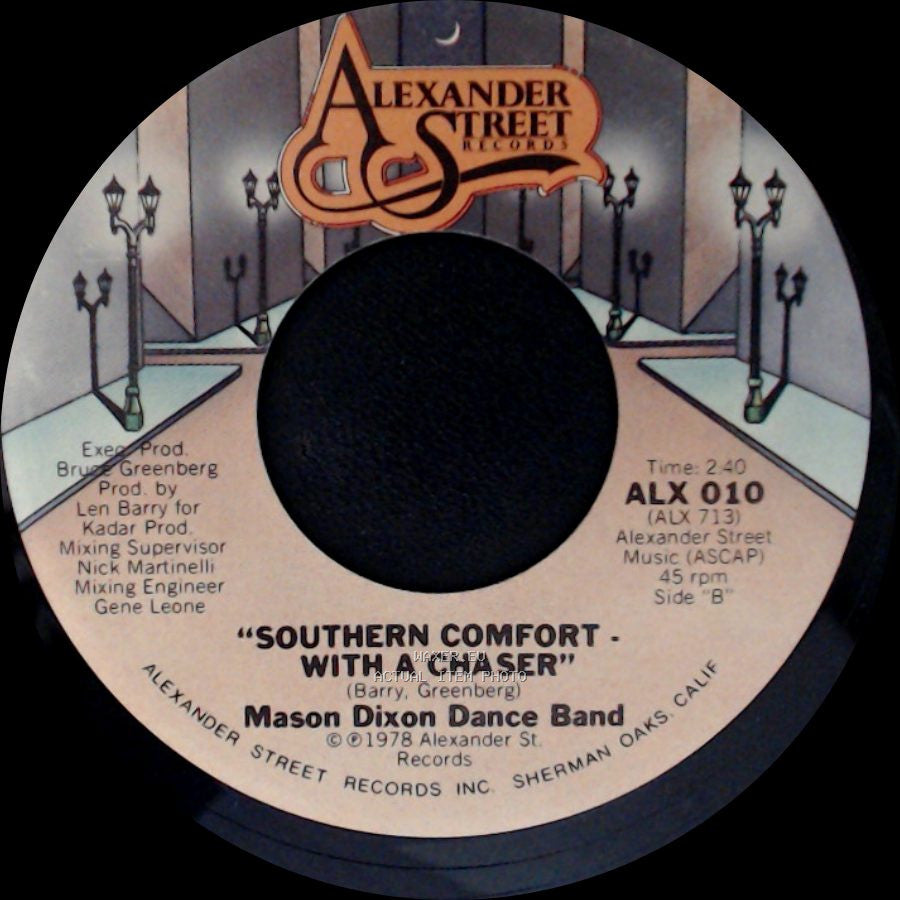 Mason Dixon Dance Band - Southern Comfort - With A Chaser / Southern Comfort side A