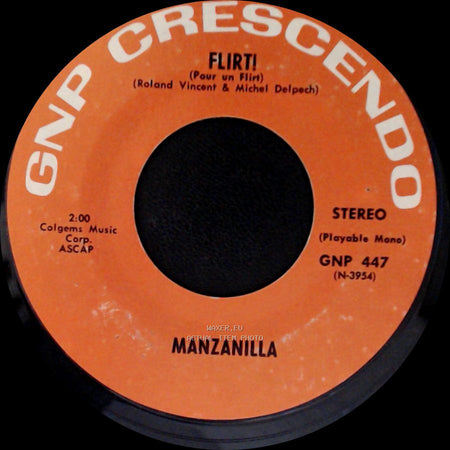 Manzanilla - Medway Magic / Flirt! (Pour Un Flirt) side B
