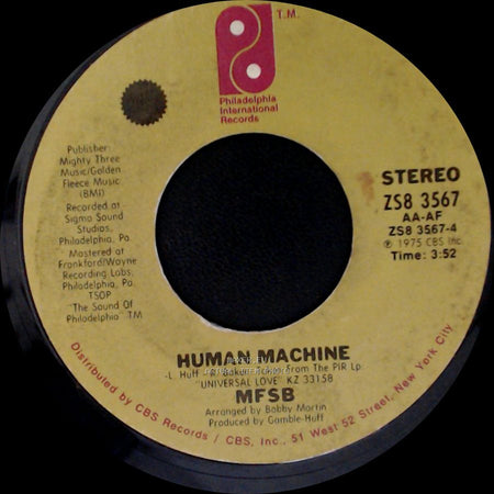 Mfsb - Human Machine / Sexy side A