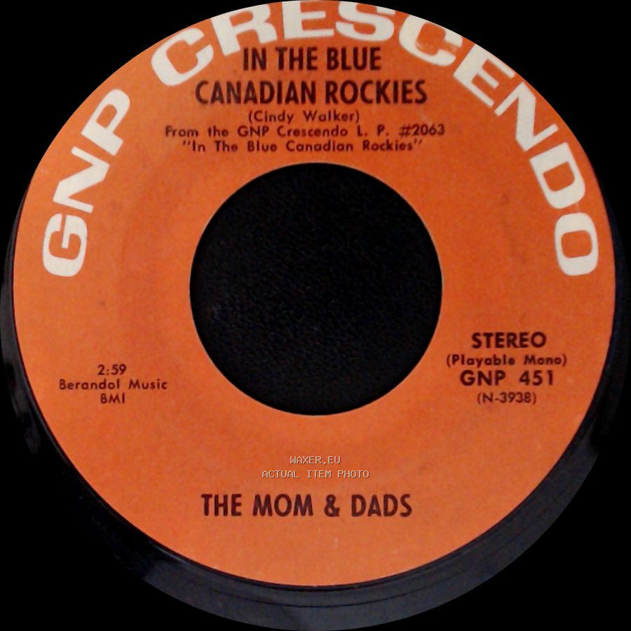 The Mom & Dads - Blue Skirt Waltz / In The Blue Canadian Rockies side A