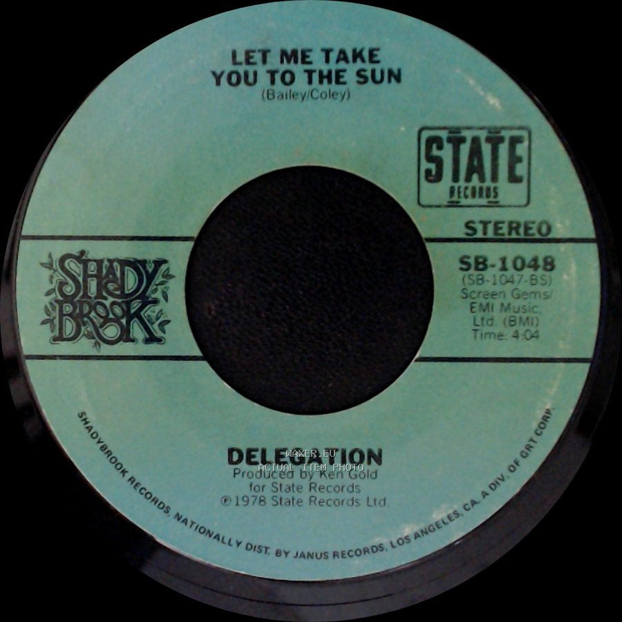 Delegation - Let Me Take You To The Sun / Oh Honey side A