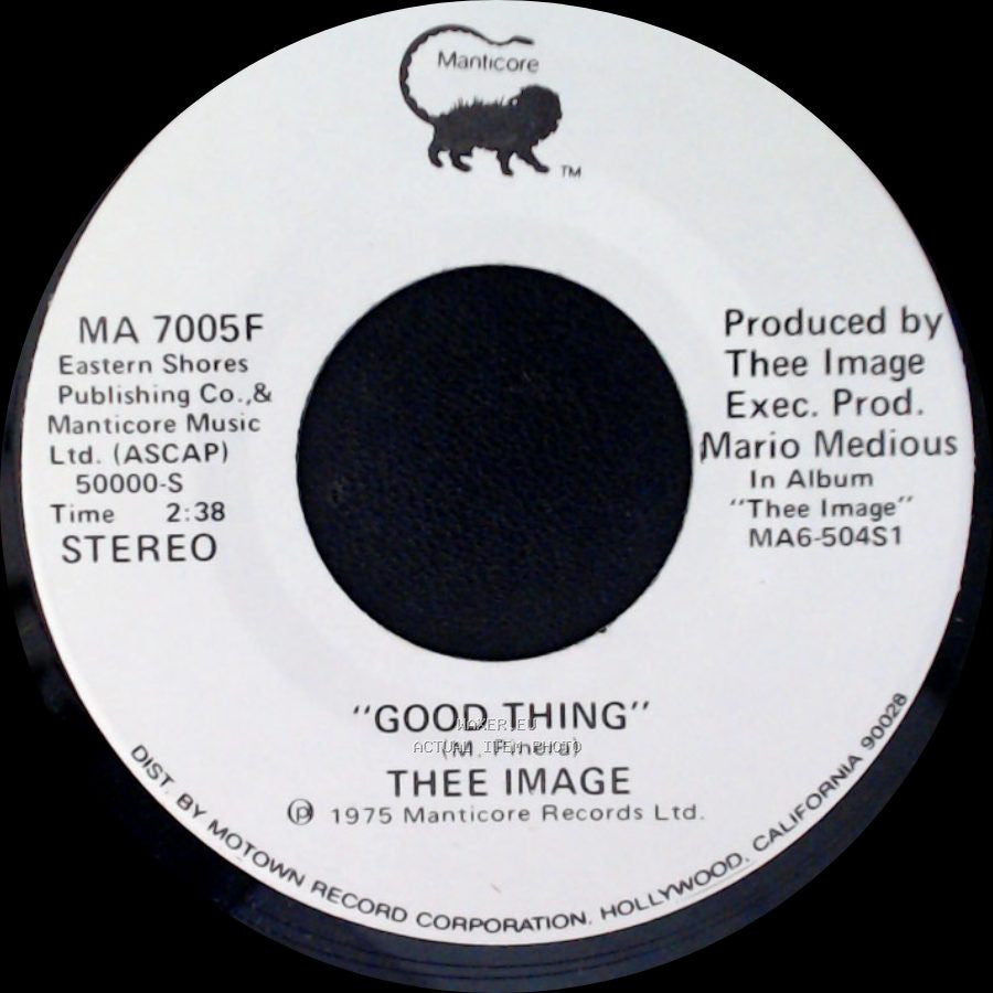 Thee Image - Good Thing / Good Thing side B