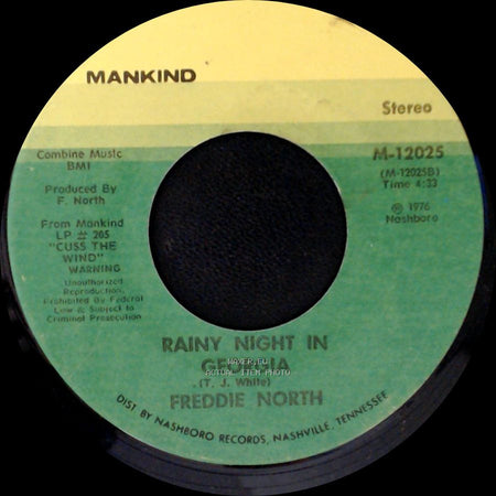 Freddie North - Rainy Night In Georgia / I Loved Another Woman side B