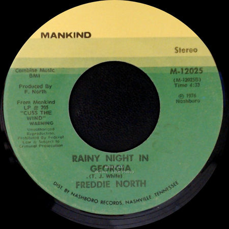 Freddie North - Rainy Night In Georgia / I Loved Another Woman side B