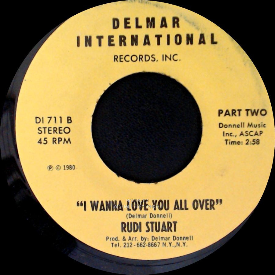 Rudi Stuart - I Wanna Love You All Over / I Wanna Love You All Over side A