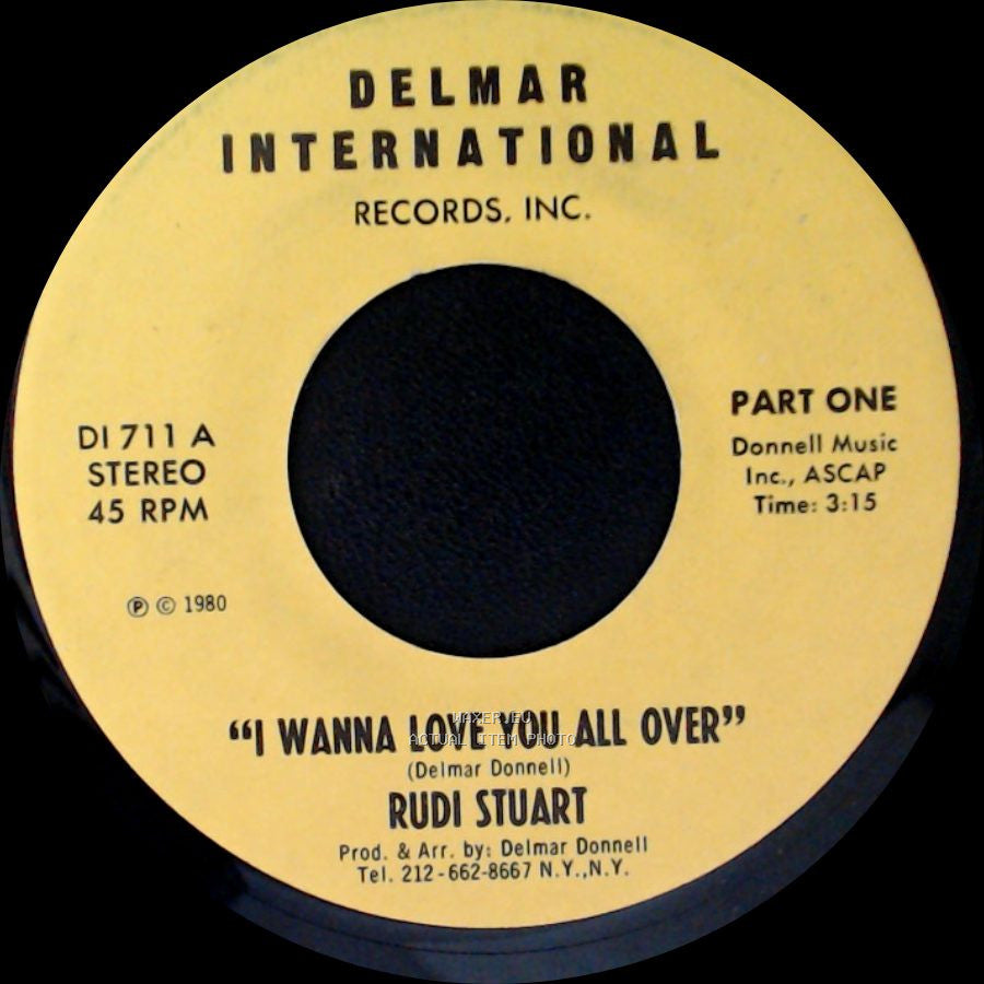 Rudi Stuart - I Wanna Love You All Over / I Wanna Love You All Over side B
