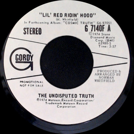 The Undisputed Truth - Lil' Red Ridin' Hood / Lil' Red Ridin' Hood side A
