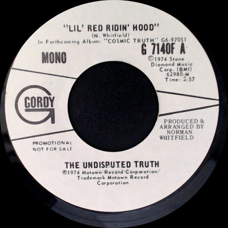 The Undisputed Truth - Lil' Red Ridin' Hood / Lil' Red Ridin' Hood side B