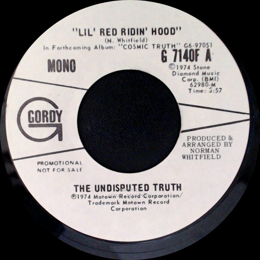 The Undisputed Truth - Lil' Red Ridin' Hood / Lil' Red Ridin' Hood side B