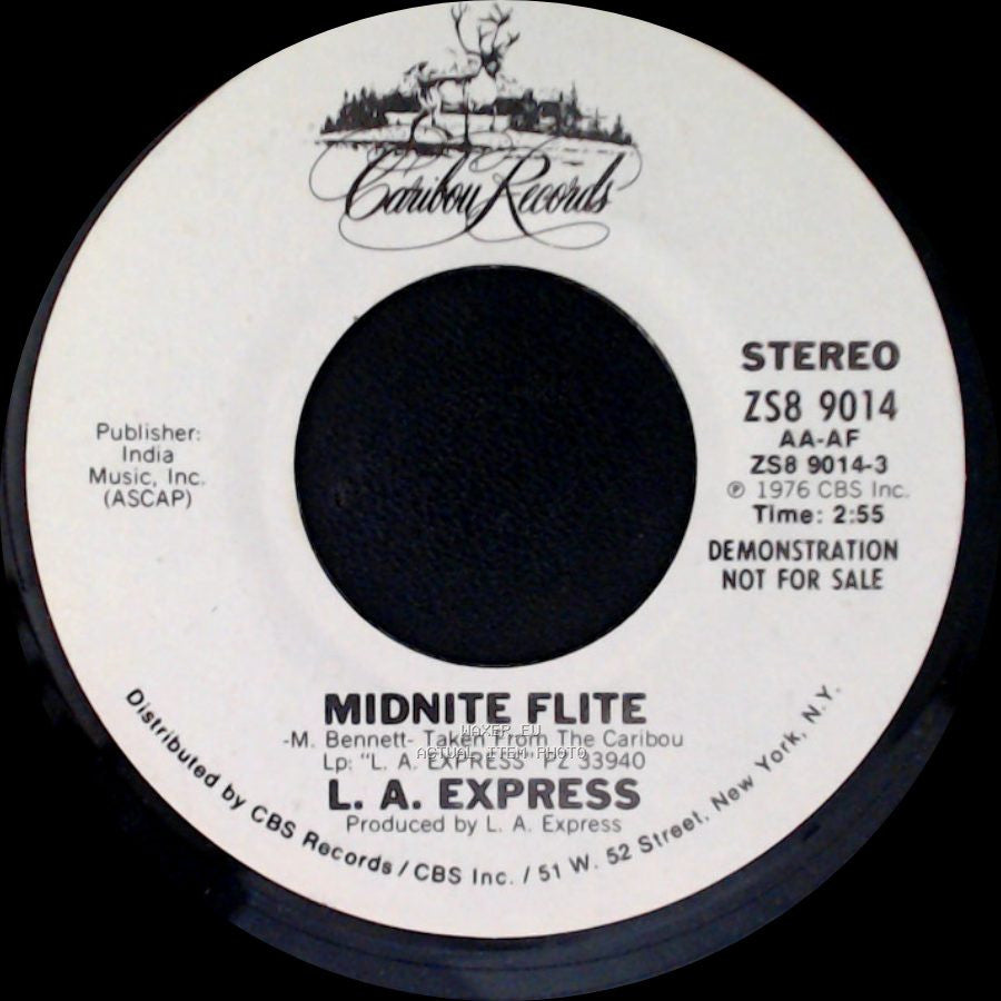 L. A. Express - Midnite Flite / Midnite Flite side B