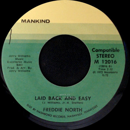 Freddie North - Song #29 (I'm Your Man) / Laid Back And Easy side B
